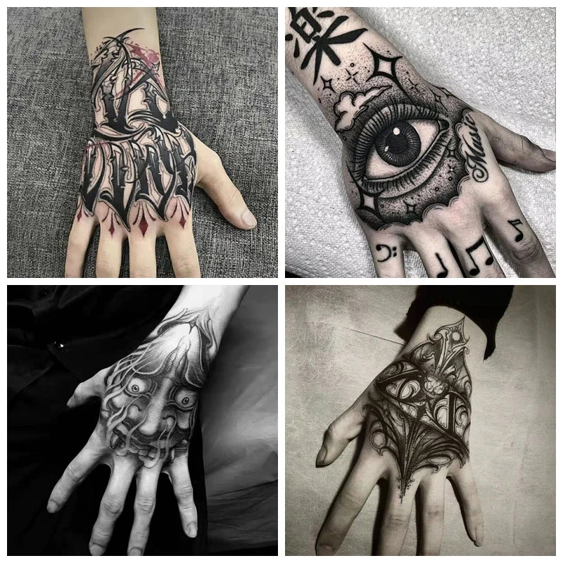 4 Hand Tattoo Bundle (BEST SELLER)